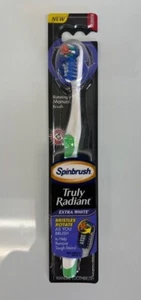 Arm & Hammer Spinbrush Truly Radiant Toothbrush Medium Deep Clean - Green - Picture 1 of 6