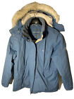 Free Country Womens XL Radiance Extreme Weather Hooded Down Parka in Sky Blue