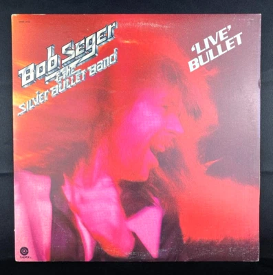 Bob Seger & The Silver Bullet Band Live Bullet 12" vinyl record LP 33 RPM, EX - Image 1 of 3