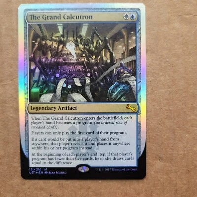 MTG FOIL The Grand Calcutron (131/216) Unstable Magic the Gathering Card NM - Image 1 of 2