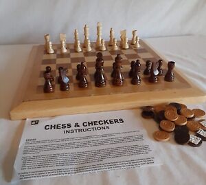 Chess & Checkers Set Cardinal Industries Wood Board & Pieces