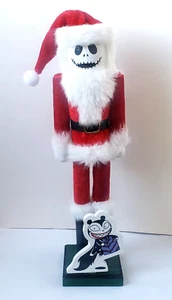 Cascanueces de madera de 13" Nightmare Before Christmas Santa Jack Skellington - Imagen 1 de 2