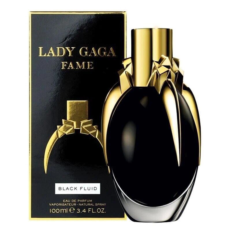 レディガガ　FAME 100ml Lady Gaga FAME BLACK FLUID Women Perfume Spray 3.4oz 100ml