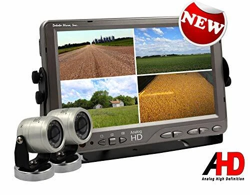 AgCam High Definition Backup Camera System - 9" Quad Cam - 2 Cameras and Cables - Image 1 of 1
