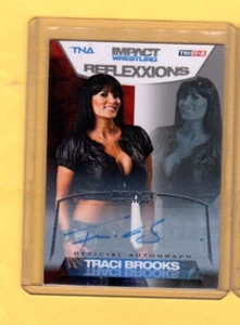 TRACI BROOKS TNA 2012 REFEXXIONS AUTOGRAPH CARD 27/99 - Picture 1 of 2