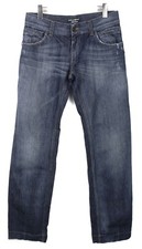 DOLCE & GABBANA Jeans Men's (EU) 50 Distressed Straight Fit Dark Zip Fly
