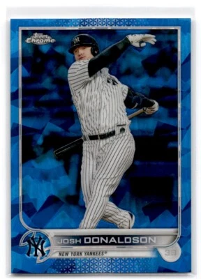 2022 Topps Chrome Update Sapphire Josh Donaldson New York Yankees #US74 - Image 1 of 2