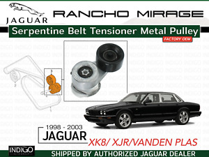 JAGUAR OEM 1998-2002 XJ8 Serpentine Belt Tensioner Metal Pulley NCA7739AE