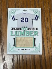 2021 Leaf Lumber Game Used Green Frank White 3/3 #GUL-34 RARE