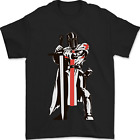 St Georges Day Knights Templar Sword Mens T-Shirt 100% Cotton