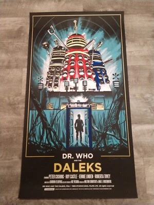 Dr Who and the Daleks Tim Doyle limited edition 200 rare large poster - Image 1 of 2