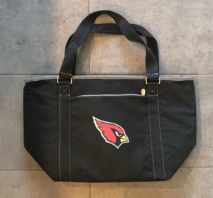 Arizona Cardinals Collapsible Insulated Cooler Bag Basket NFL Black Picnic Time - Picture 1 of 13