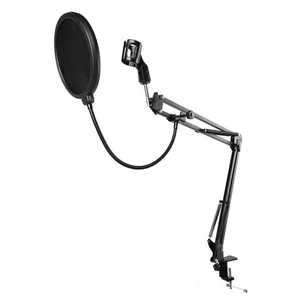Boom Arm Microphone Suspension Réglable Boom Rotable Scissor-Bras Microphone OBF - Zdjęcie 1 z 12