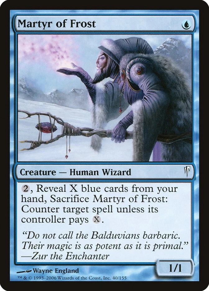 Martyr of Frost [Coldsnap] Magic MTG - Image 1 of 1