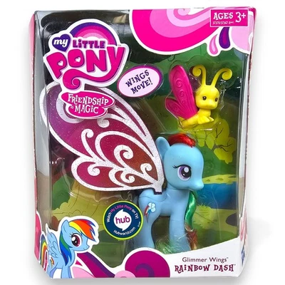 Hasbro My Little Pony Glimmer Wings Rainbow Dash Butterfly Pet G4 MLP NEW 2011 - Image 1 of 4