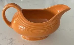 Retired Orange Fiesta Gravy/Sauce Boat. USA Excellent Condition - Picture 1 of 6