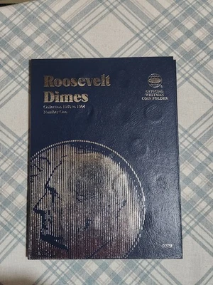 roosevelt dimes lot of 41 in 1946-1964 whitman folder - Image 1 of 4