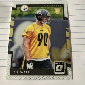 2017 Donruss Optic #122 T.J. Watt TJ Rookie RC Pittsburgh Steelers - Picture 1 of 2