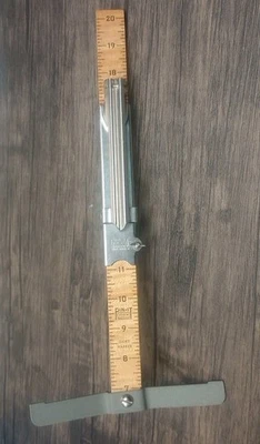 Pin-It Adjustable Skirt Hem Marker 7-20" Dressmaker Tailor Ruler Sewing Vintage  - Image 1 of 3