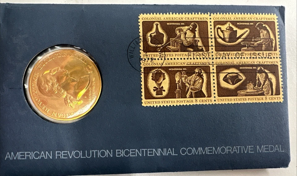 1972 American Revolution Bicentennial Commemorative Medal - Image 1 of 4