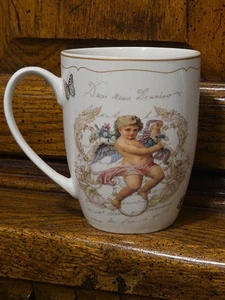 CHERUB Butterflies Renior Home Coffee Tea Mug Rare Design On Both Sides  - Picture 1 of 6