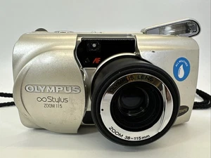 OLYMPUS Infinity Stylus Zoom 115 35mm Film Camera Tested & New Battery - Picture 1 of 9