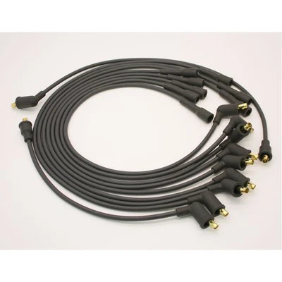 Juego de cables de bujías Pertronix 708105; lanzallamas 7 mm negro para bloques pequeños Foto 1 de 4