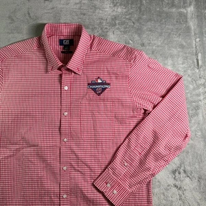Cutter & Buck Nationals 2019 World Series Button Down Stretch Shirt L - Picture 1 of 10