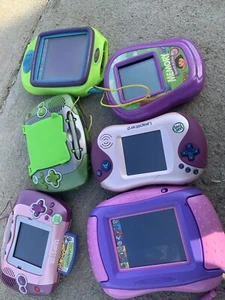LeapFrog Leapster Learning Set of 6 Game System Toy Story For Parts Only - Picture 1 of 17