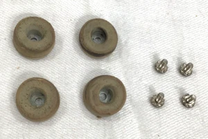 Vintage Hewlett Packard HP Laserjet Series ii Replacement Feet & Screws OEM Part - Picture 1 of 3