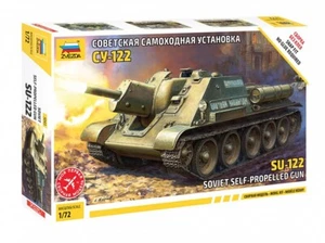 Pistola autopropulsada soviética ZVEZDA SU-122 1:72 NR.5043 - Imagen 1 de 8