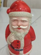 Vintage 1940's Celluloid Santa with Doll Behind His Back Japan