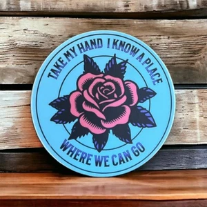 "Adesivo vinile Echo of a Rose Goose Slap Circle finitura opaca 2,75"" x 2,75" - Foto 1 di 1