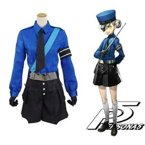 Persona 5 Anime Game cosplay Caroline Twins Guarder Costume Uniform Suit - Picture 1 of 9