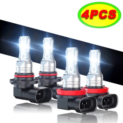 Para Scion iQ 2012 2013 2014 2015 - Kit de 4 bombillas LED de haz alto y bajo Foto 1 de 4