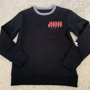 Nike Sweatshirt Air Jordan Jumpman Logo Boys Youth Size Large Black - Picture 1 of 6