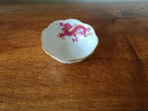 Koenigszelt Charlotte Anbietschale Schale China Porzellan roter Drache 9 cm - Bild 1 von 4