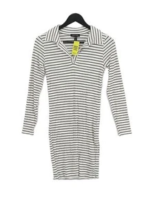 New Look Women's Mini Dress UK 8 White Viscose with Elastane Mini - Picture 1 of 5