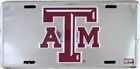 Texas A&M Aggies Chrome Metal License Plate