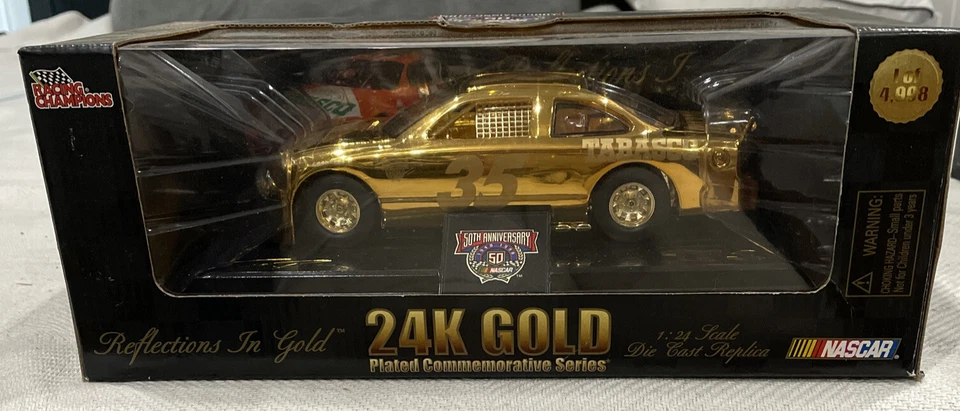 NASCAR Racing Champions 24k Gold Plated Precious Metals Series 1 of 4 998