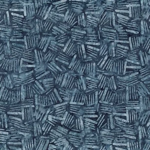 Wilmington Batiks - Blue Smoke - Sticks - Denim, BTY - Picture 1 of 5