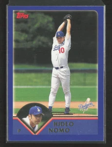 2003 Topps #93 Hideo Nomo Los Angeles Dodgers Near Mint or Better - Picture 1 of 2