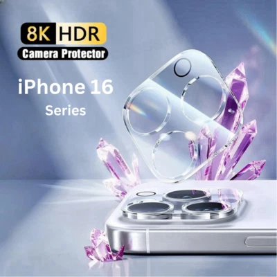 Vitre Verre Appareil Photo iPhone 16 15 14 13 12 Pro MAX Camera Lens Protection