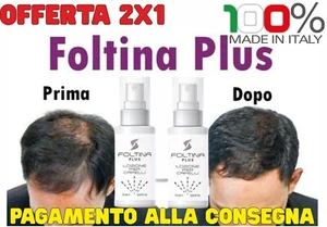 FOLTINA Plus 2X1 Originale Anticaduta Lozione per infoltire i capelli ricrescita - Foto 1 di 6