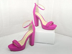 Jessica Simpson PEOMI Pink Open Toe 5" Heel Size 7M - Picture 1 of 15