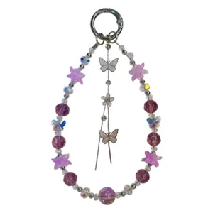 Anti-lost Wrist Strap Tassel Bow Keychain New Bag Pendant  Women - Photo 1 sur 10