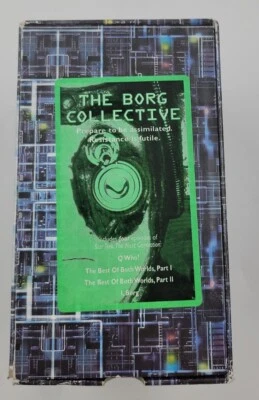 Vintage 1996 Star Trek The Next Generation The Borg Collective 4 VHS Box Set  - Image 1 of 4