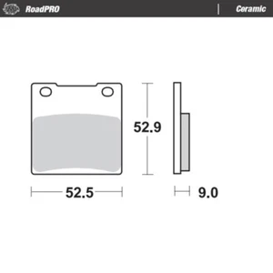 MotoMaster Rear Brake Pads for Suzuki GSF1200S BANDIT 1997 RoadPRO Ceramic  - Picture 1 of 1