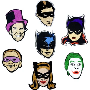 Parches bordados Batman años 60 serie de televisión Joker Penguin Catwoman Acertijo Robin - Imagen 1 de 1