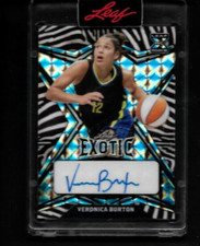 VERONICA BURTON 2022 LEAF EXOTIC BASKETBALL AUTOGRAPH CARD #D 7/7 Sealed!